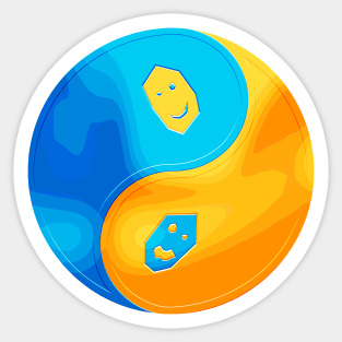 Neo Yin Yang - Combined Sticker